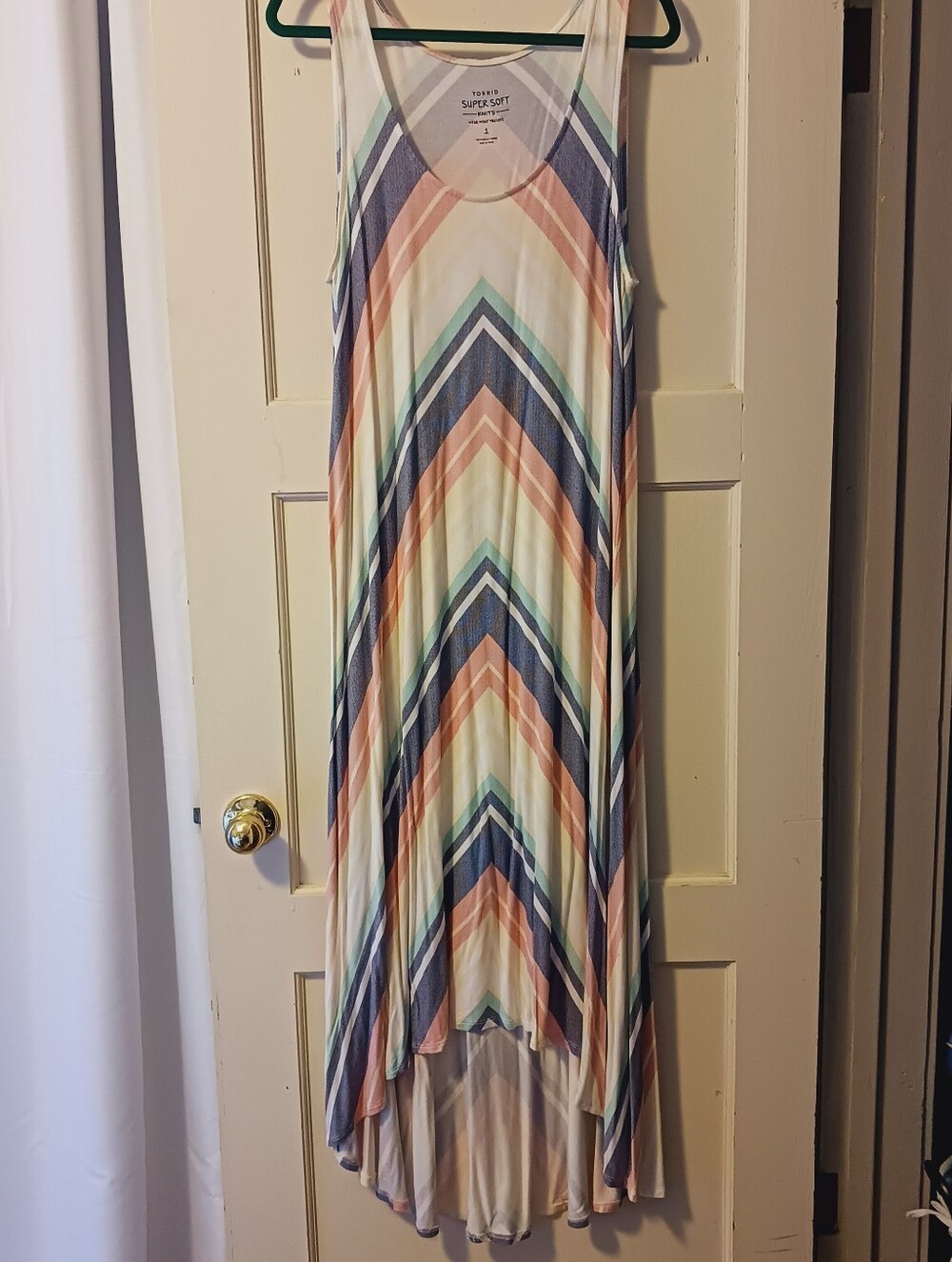 torrid Pastel Chevron High-Low Maxi Dress